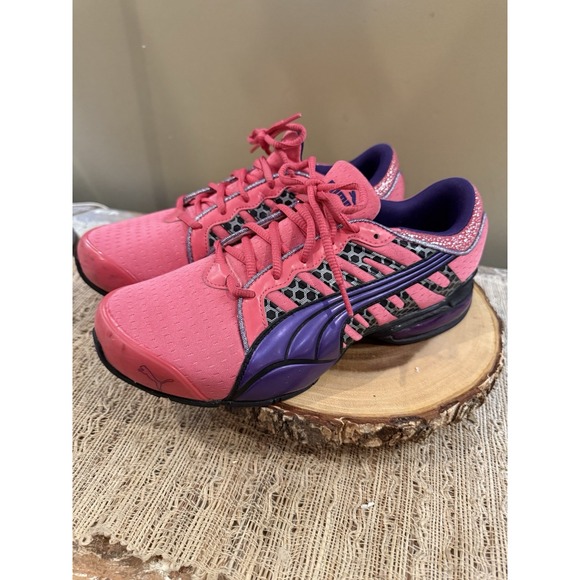 PUMA VOLTAIC‎ EVO PINK/PURPLE SNEAKERS WOMENS SIZE 7.5 - Picture 3 of 9